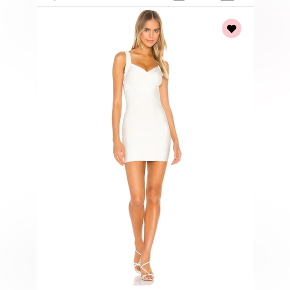 super down white Patrina bandage dress - white size M - Picture 1 of 4